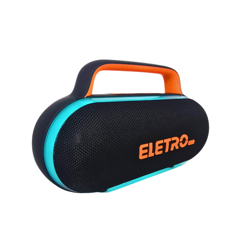 Caixa de Som Bluetooth Portátil Eletromex EL-1126 80W com LED RGB, TWS, Rádio FM, USB, Micro SD, AUX, Bateria Recarregável – Ideal para Festas e Uso E