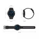 Smartwatch PEJE ZW12 Bluetooth 5.2 Tela 1.52” 360x360, IP68, Chamadas, 123 Modos Esporte, Saúde e GPS via App – Compatível Android e iOS