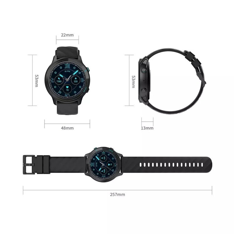 Smartwatch PEJE ZW12 Bluetooth 5.2 Tela 1.52” 360x360, IP68, Chamadas, 123 Modos Esporte, Saúde e GPS via App – Compatível Android e iOS