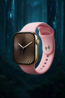 martwatch Microwear W10T Mini 42mm Série 10 – Tela AMOLED, ChatGPT, WhatsApp, NFC, Chamadas Bluetooth, IP68, Saúde & Esportes.