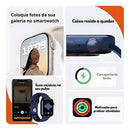Smartwatch GS10 Ultra Mini Série 10 42mm Tela AMOLED com Pulseira Extra, Função ChatGPT, Atende Chamadas por Gesto, Monitoramento de Saúde, Compatível