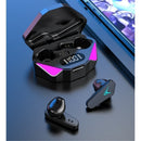 Fone Bluetooth Altomex com Case LED Digital - Bluetooth 5.0, 4H Bateria, Som HD, Resistente à Água, Leve e Confortável