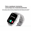 Smartwatch Peje ZW01 à Prova d'Água IP67 - Monitor de Frequência Cardíaca, Pressão Arterial, Oxigênio no Sangue, 8 Modos Esporte, Bluetooth 5.1