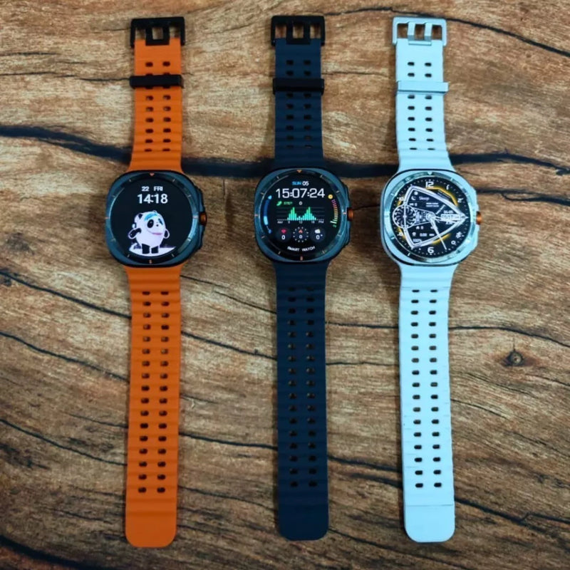 **Smartwatch Microwear SU01 Série 11 AMOLED 1.43”, GPS Multissistema, WhatsApp no relógio, chamadas Bluetooth, saúde 24h e resistência IP68.**