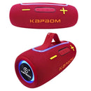 Caixa de Som Bluetooth Portátil Kapbom 20W BASS LED TWS à Prova D'Água - Som Estéreo Potente, Conectividade Avançada e Design Resistente.