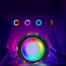 Caixa de Som Bluetooth Eletromex EL-1096 100W LED à Prova D'Água, Bateria Durável e Som Potente para Uso Externo.