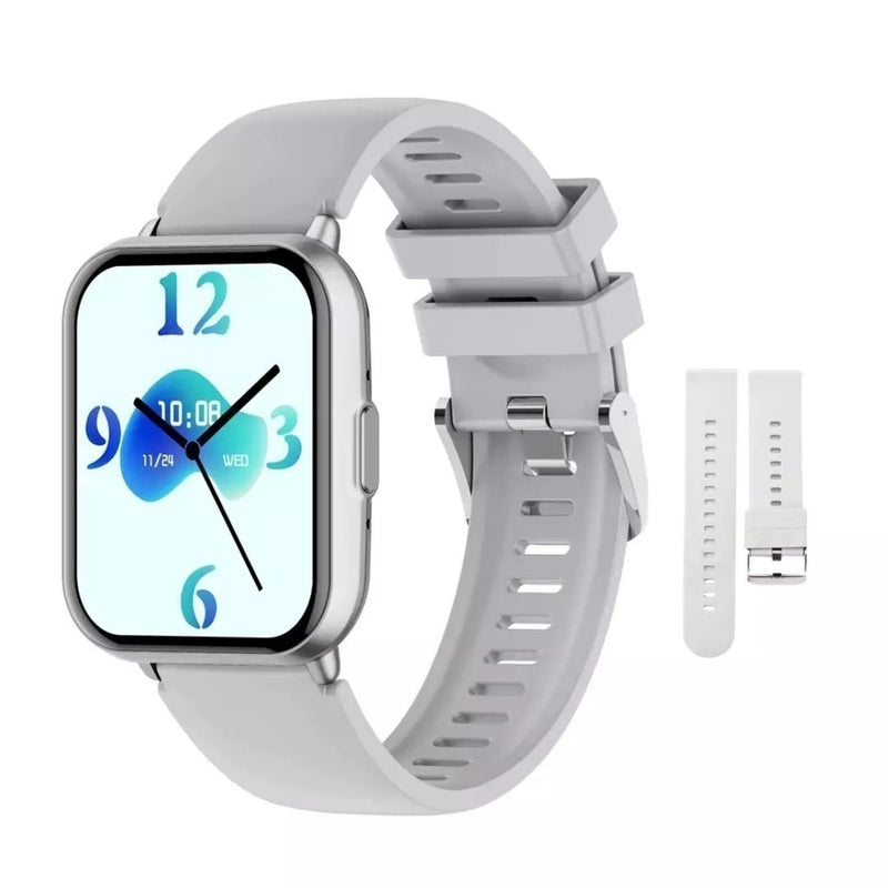 Smartwatch PEJE ZW1S Tela 1.83" HD Bluetooth Chamadas + Pulseira Extra, À Prova D’Água, 100 Modos Esportivos, Som 3D e Autonomia 12 dias