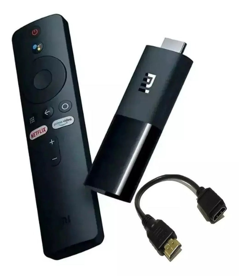 Xiaomi Mi TV Stick MDZ-24-AA Full HD com controle de voz, Android TV, Google Cast, Dolby DTS. Transforme sua TV em Smart agora.