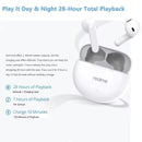 Fone de Ouvido Realme Buds T01 Bluetooth 5.4 Original | Cancelamento de Ruído ENC, 28h de Bateria, IPX5, Áudio Premium e Controles Touch
