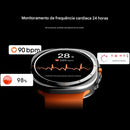 Smartwatch Microwear MA27 Ultra AMOLED – Chat GPT, GPS, NFC, 1GB Memória, 530mAh, Monitor de Saúde, Notificações, Compatível Android/iOS