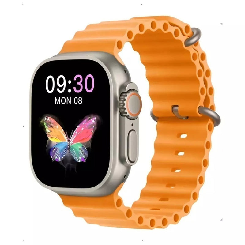 Smartwatch GS10 Ultra Mini Série 10 42mm Tela AMOLED com Pulseira Extra, Função ChatGPT, Atende Chamadas por Gesto, Monitoramento de Saúde, Compatível