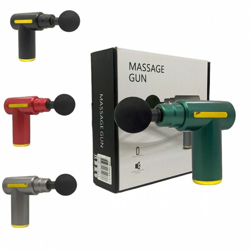 Massageador Elétrico Muscular Portátil Fascial Gun