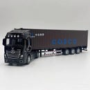 Mercedes-Benz Caminhão Container com Caixa Retrátil,Funcional escala 1/32