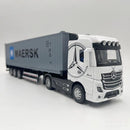 Mercedes-Benz Caminhão Container com Caixa Retrátil,Funcional escala 1/32