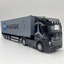 Mercedes-Benz Caminhão Container com Caixa Retrátil,Funcional escala 1/32